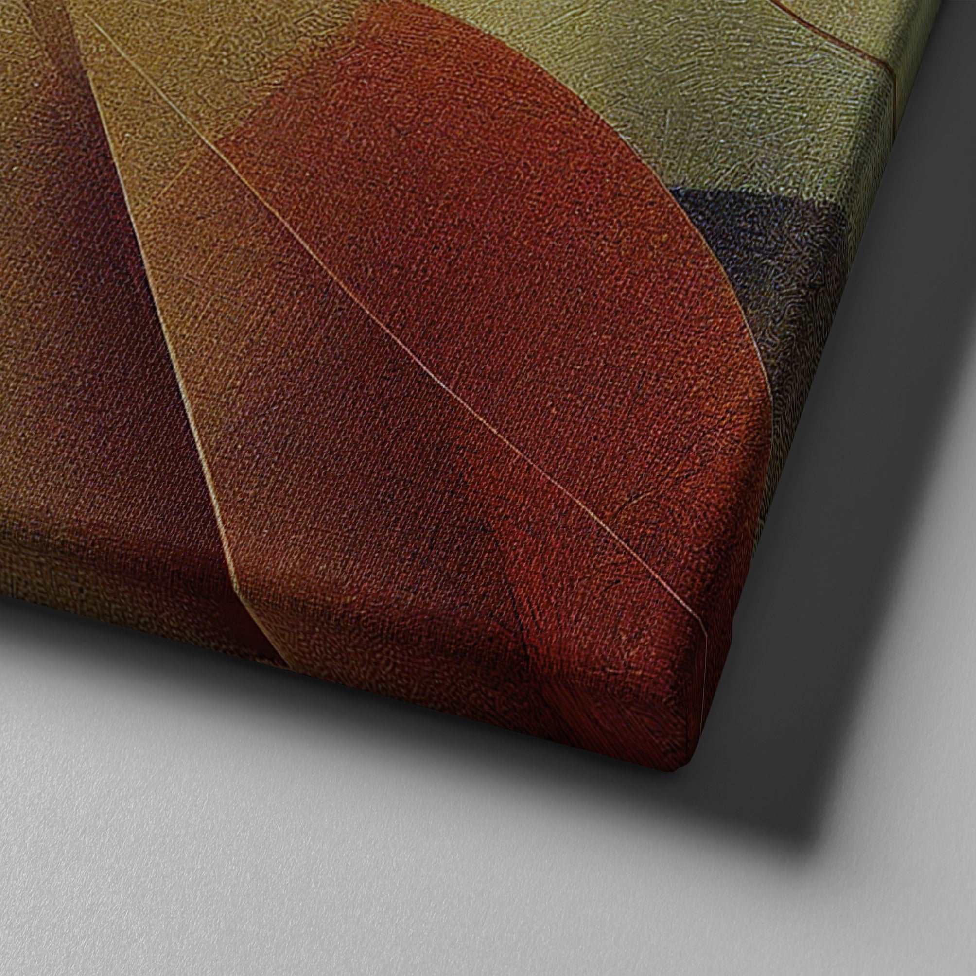 mellow autumn leaves abstract art on canvas