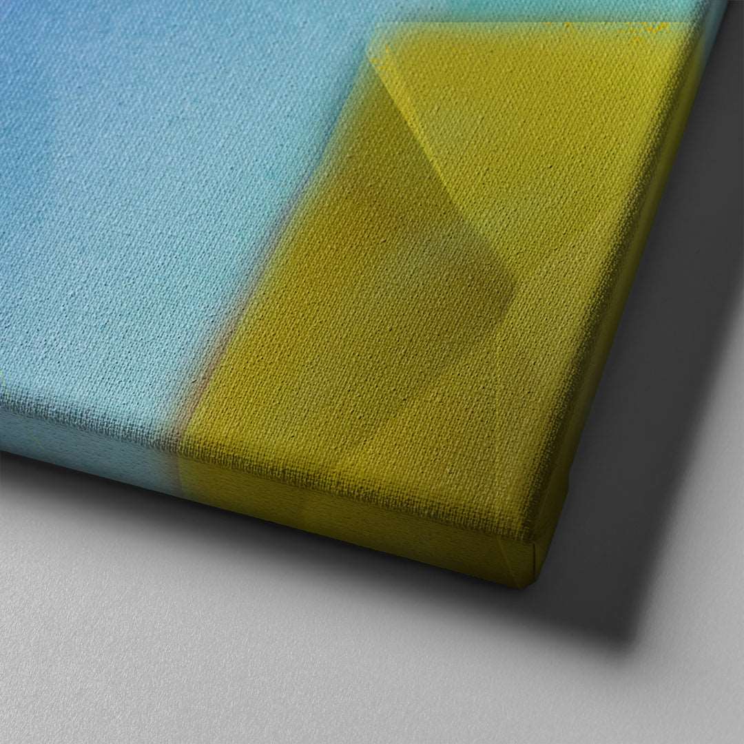 colorful geometric abstract art on canvas