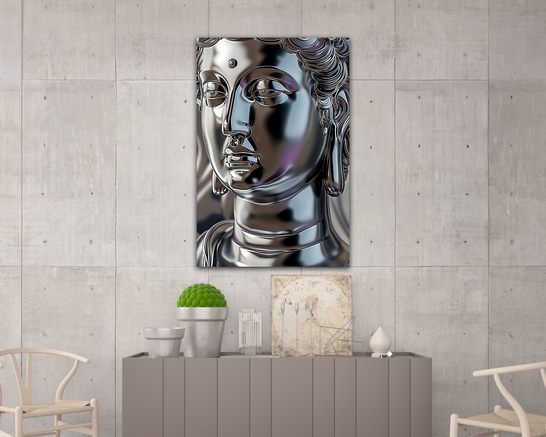 Chrome Buddha - Unlimited Art Project -