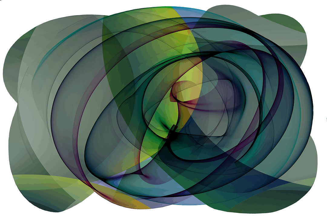 Forest Green Elliptic - Unlimited Art Project -