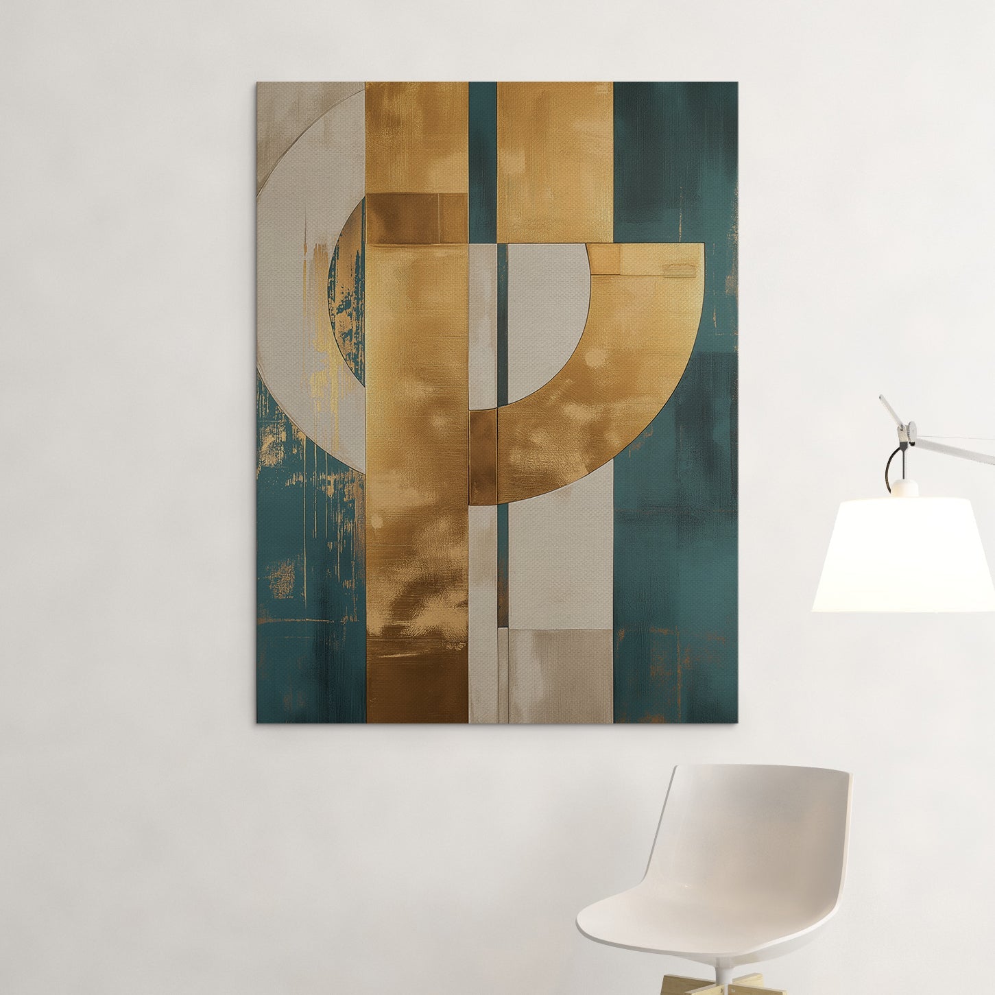 Golden Teal Desire - Unlimited Art Project -