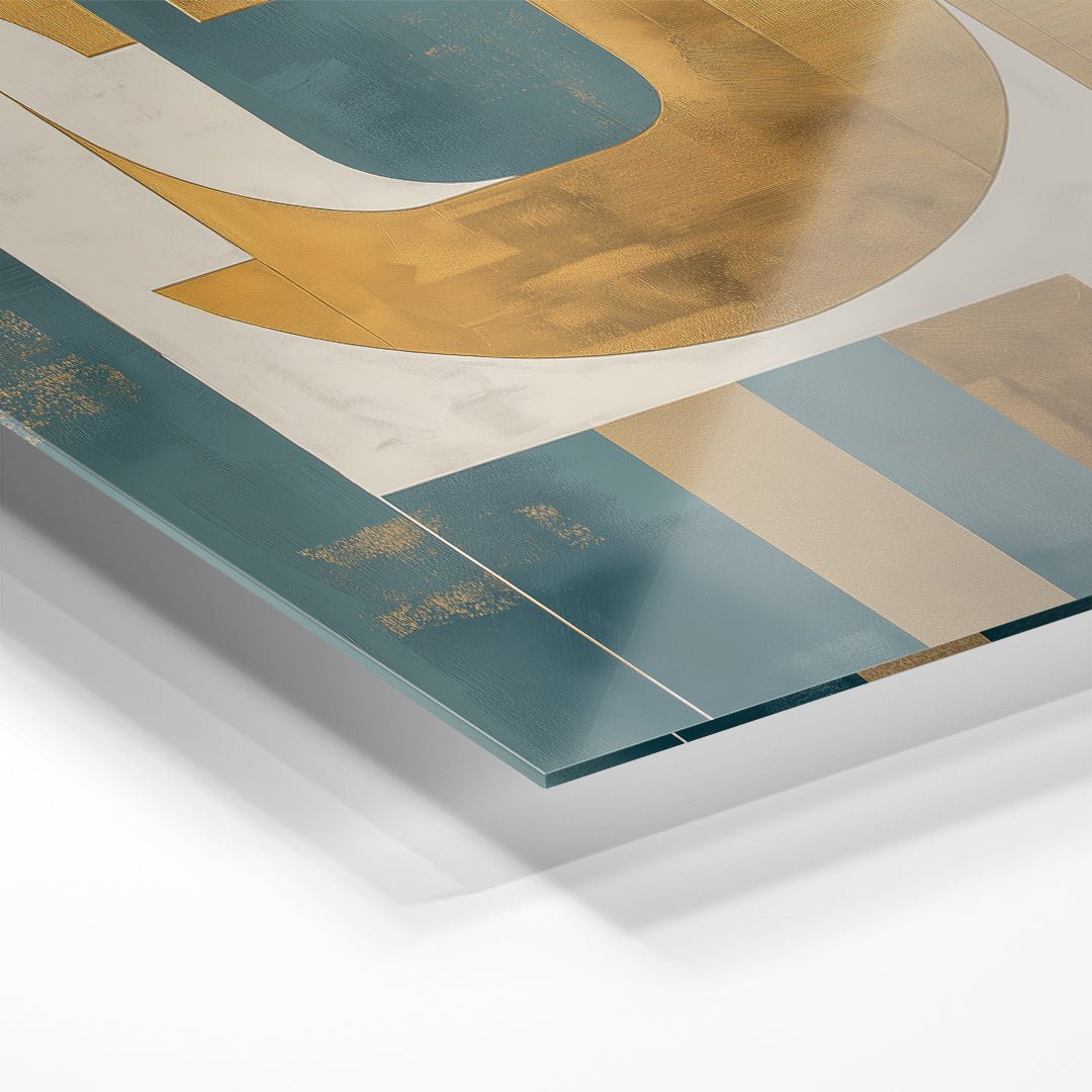 Golden Teal Hope - Unlimited Art Project -