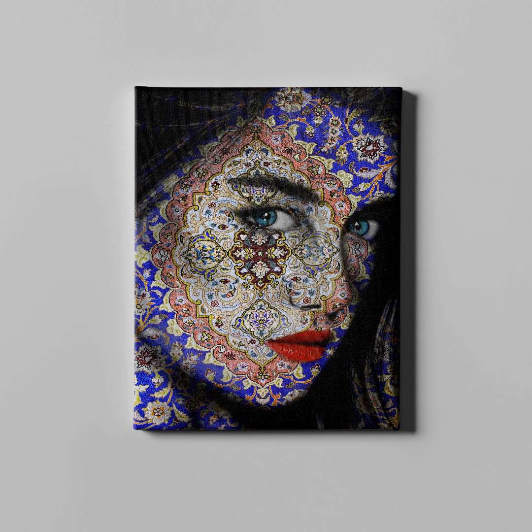 La Cara Majolica Azul - Unlimited Art Project -