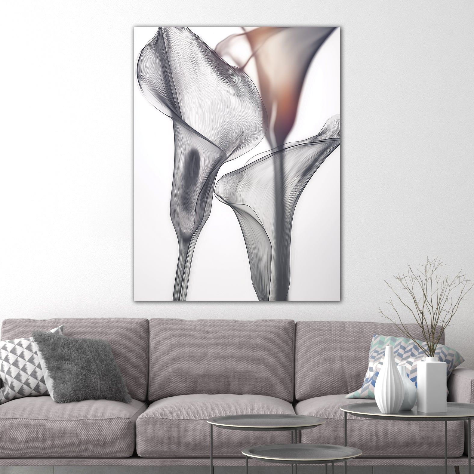 Silver Tulips - Unlimited Art Project -