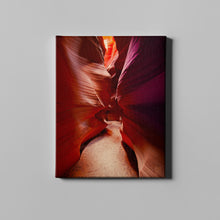 Load image into Gallery viewer, passage through a canyon photography art on canvas
