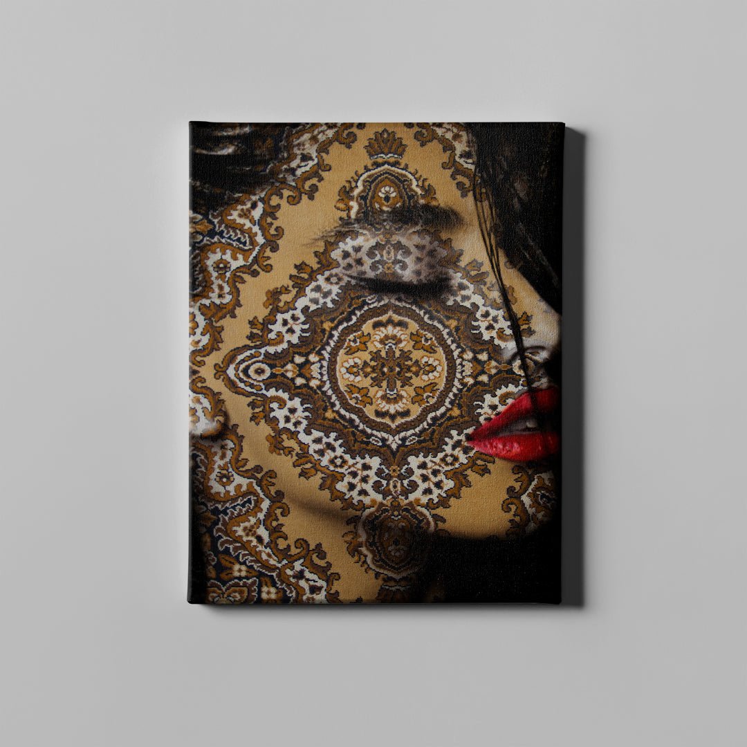 Classical Yellow Rug Face - Unlimited Art Project -