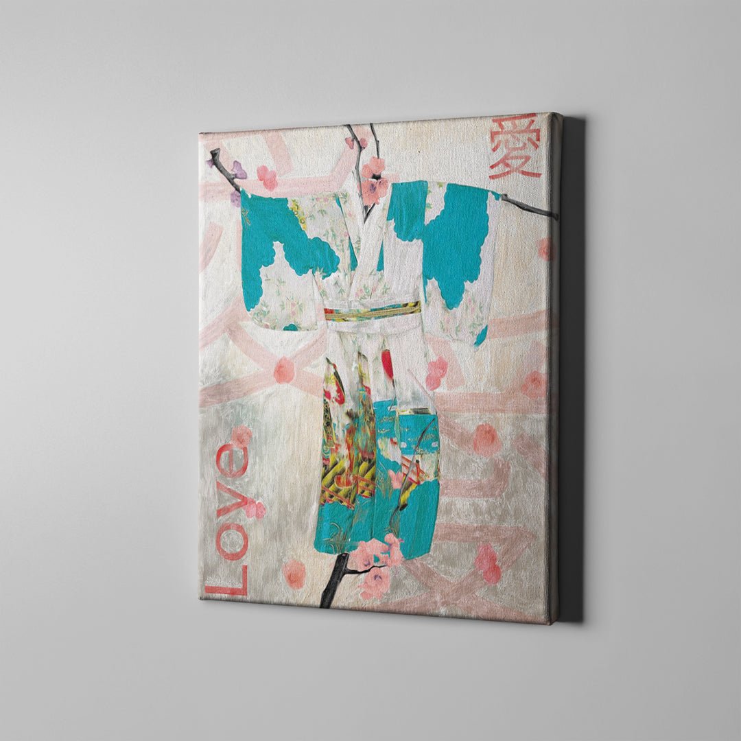 Teal Kimono - Unlimited Art Project -