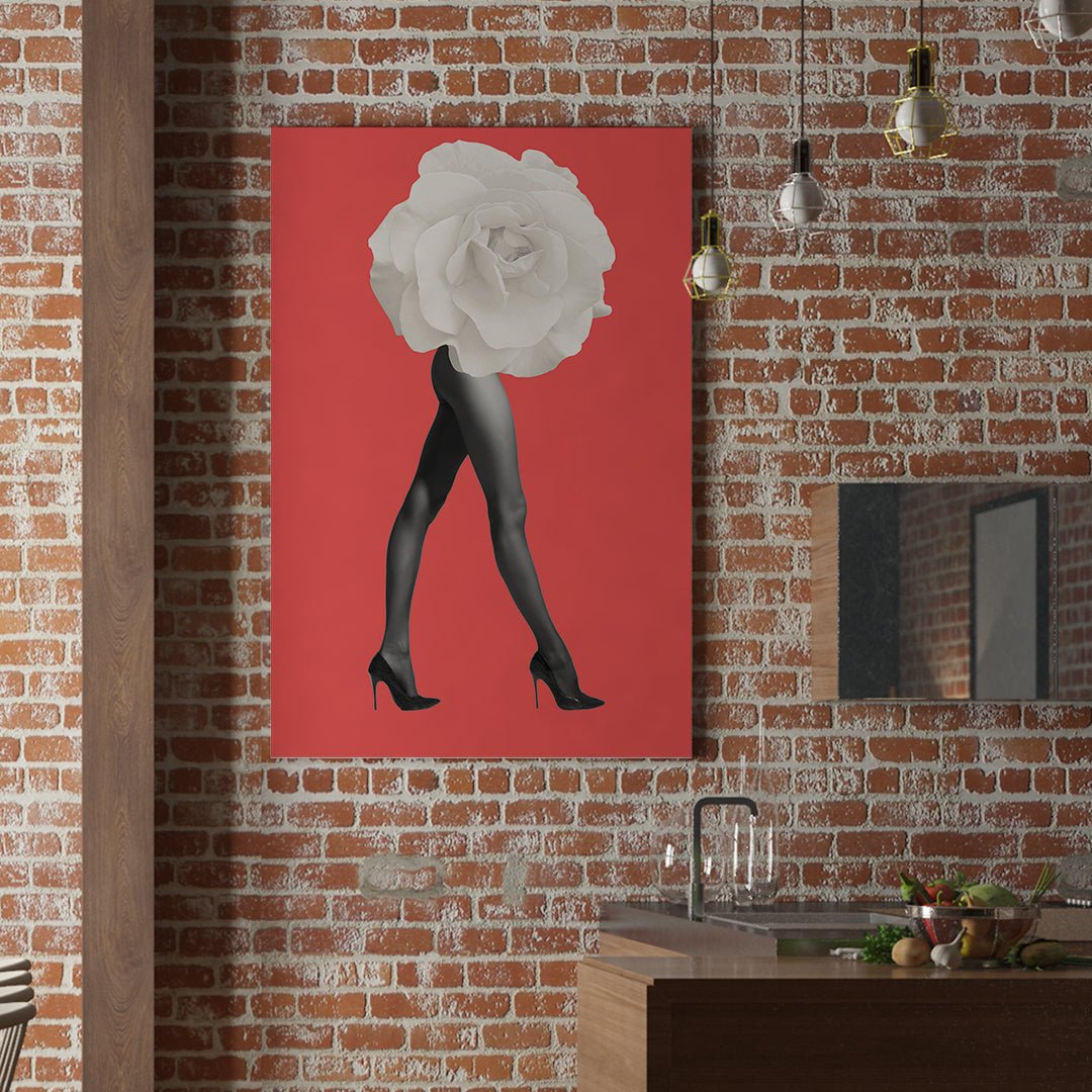 White Rose Stockings - Unlimited Art Project -