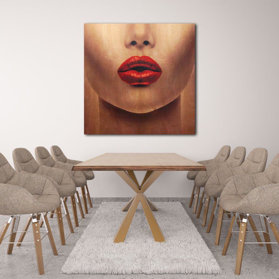 Wood Cherry Lips - Unlimited Art Project -