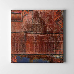 rustic berlin cathedral art on canvas