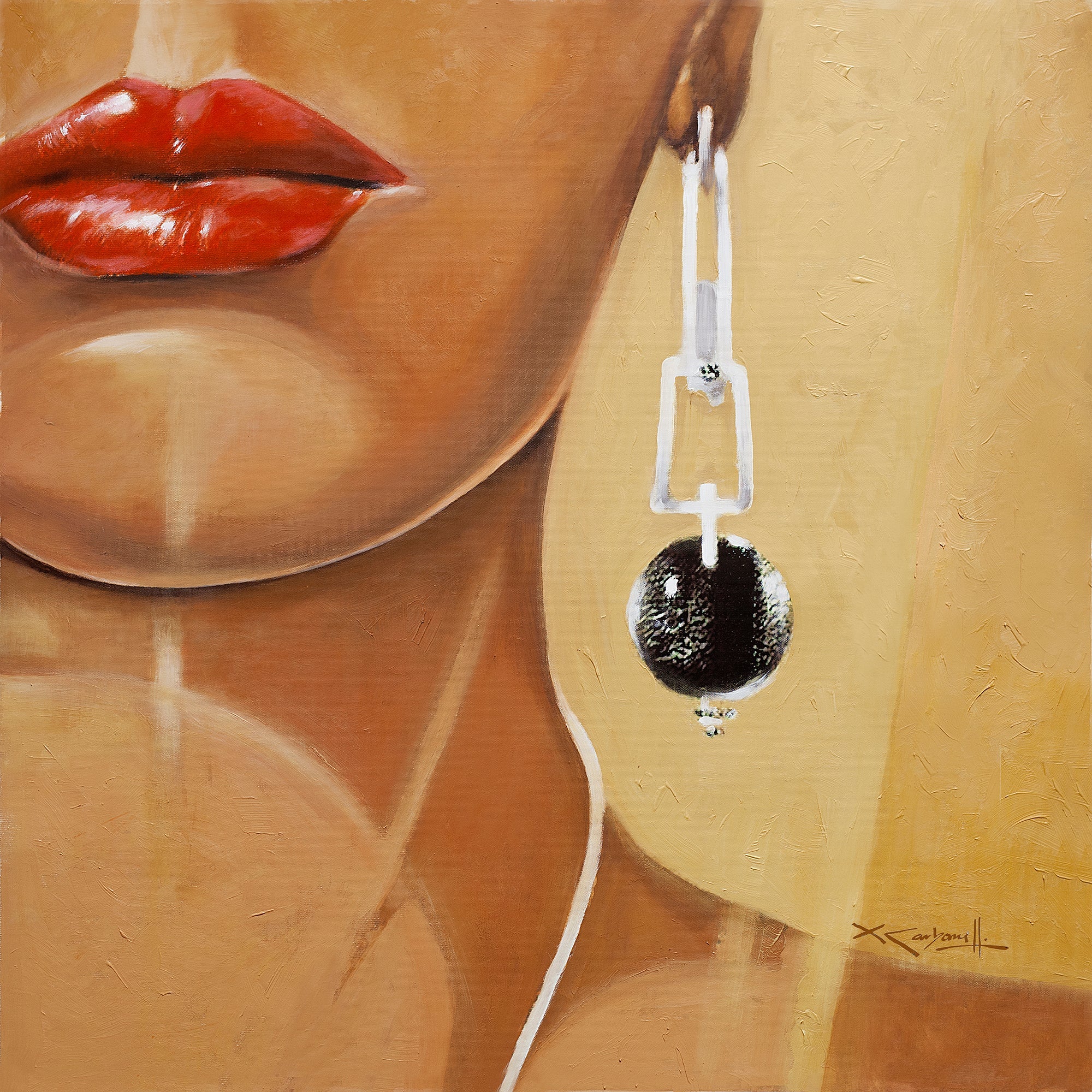 Black Earring - Unlimited Art Project - 