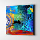 Blue Red Illusion - Unlimited Art Project - 