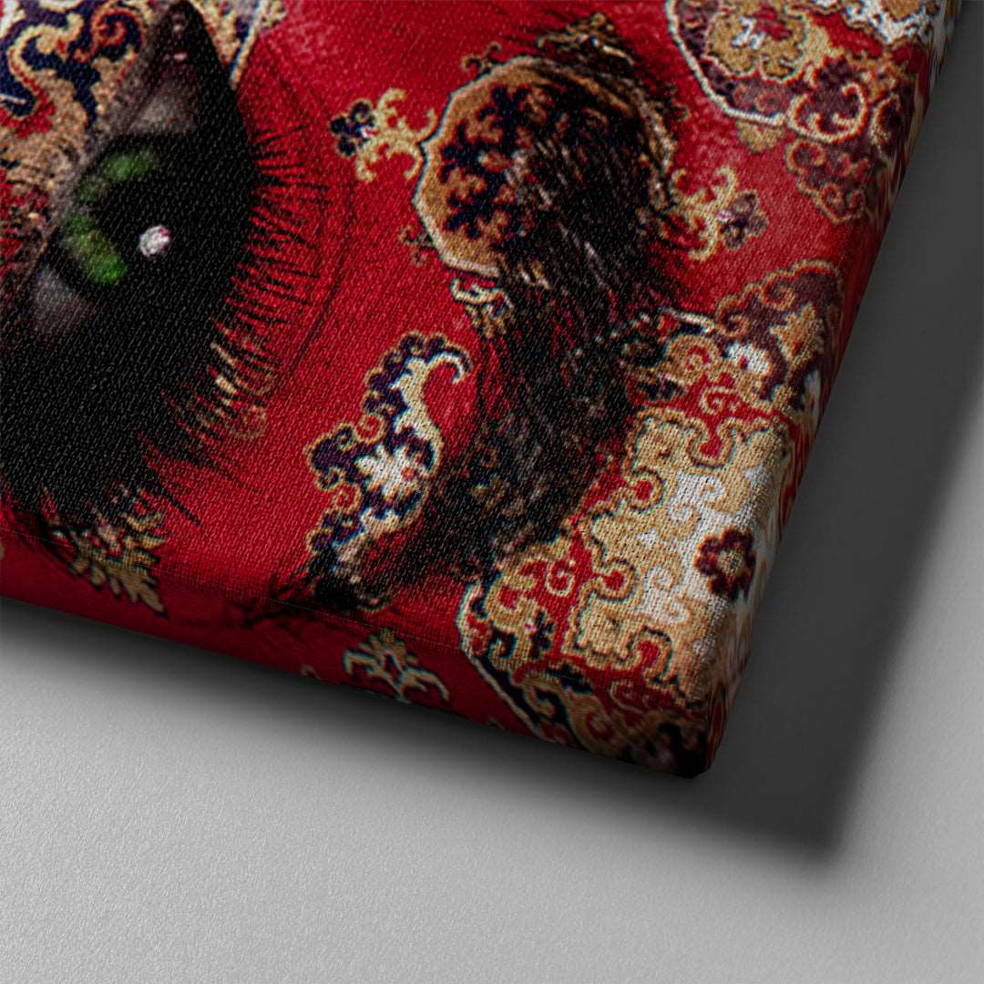 Classical Red Rug Face - Unlimited Art Project - 