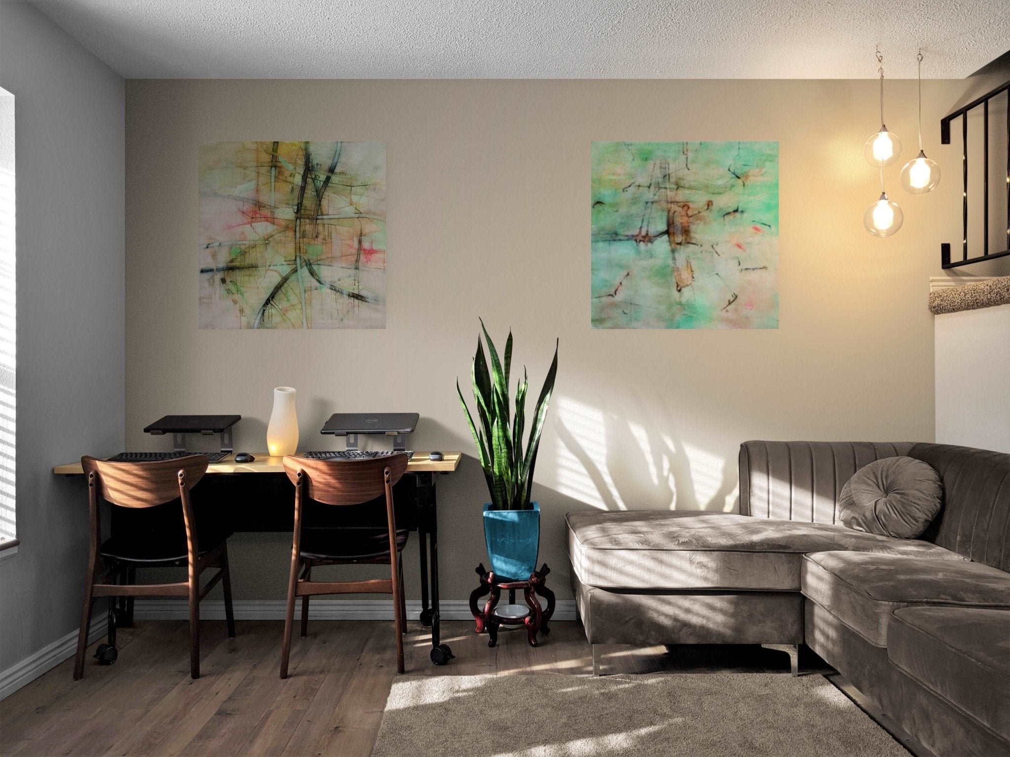 Cream Abstract - Unlimited Art Project - 