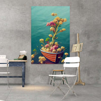 Flowers Afloat - Unlimited Art Project - 