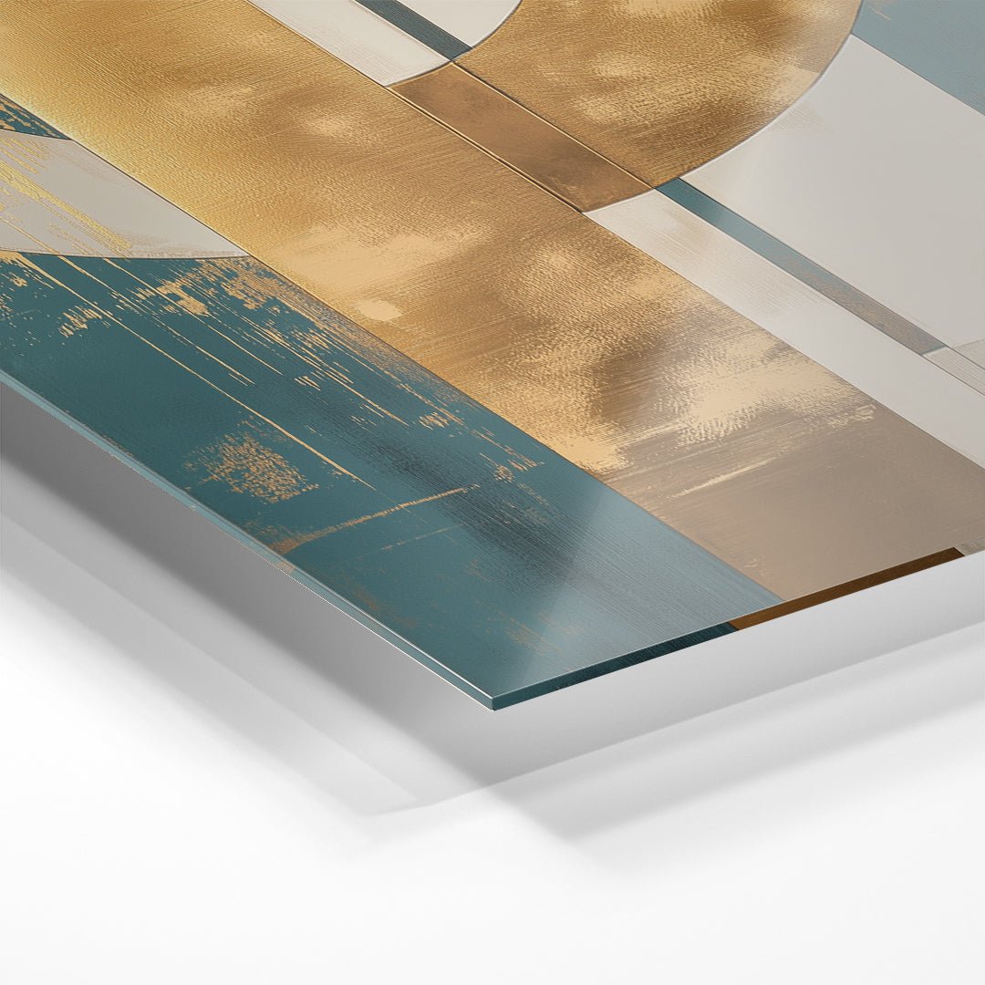 Golden Teal Desire - Unlimited Art Project - 