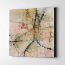 Load image into Gallery viewer, cream colored abstract classic art on canvas
