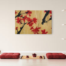 Load image into Gallery viewer, cherry blossom painting art on canvas
