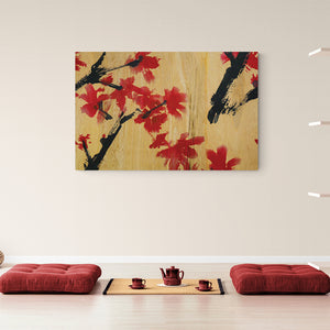 cherry blossom painting art on canvas
