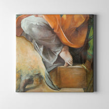 Load image into Gallery viewer, kneeling apostle fresco art on canvas
