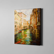 Load image into Gallery viewer, venice canal art on canvas
