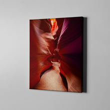 Load image into Gallery viewer, passage through a canyon photography art on canvas
