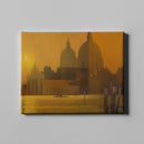 sunset orange Santa Maria della Salute art on canvas