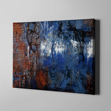 Load image into Gallery viewer, muscle man blue and red classical art on canvas
