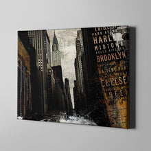 Load image into Gallery viewer, urban lexington avenue art on canvas
