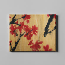 Load image into Gallery viewer, cherry blossom painting art on canvas
