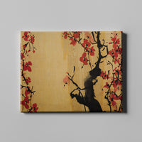 cherry blossom tree art on canvas