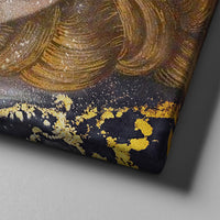 mother mary abstract art on canvas