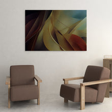 Load image into Gallery viewer, mellow autumn leaves abstract art on canvas
