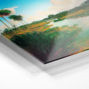 summer river in the everglades art on acrylic