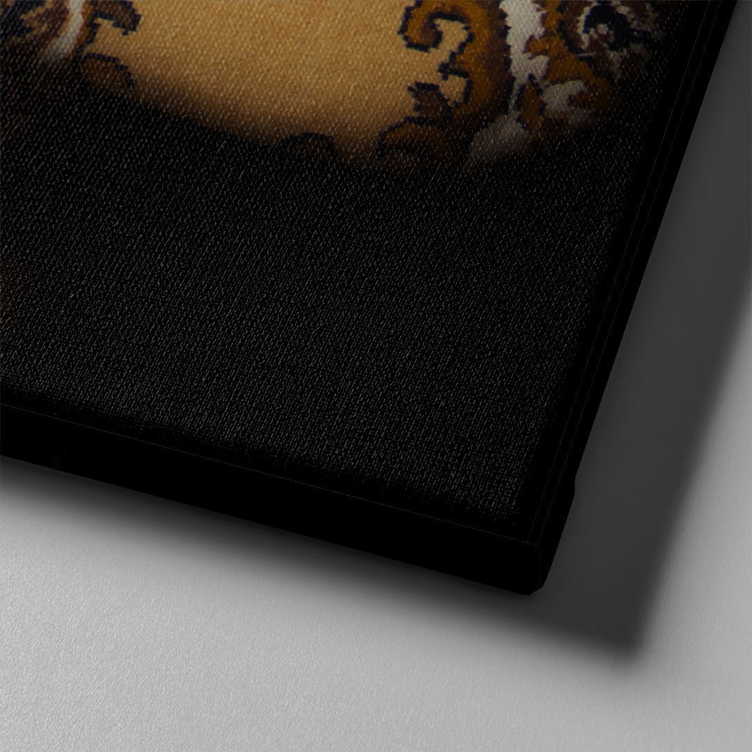 Classical Yellow Rug Face - Unlimited Art Project - 