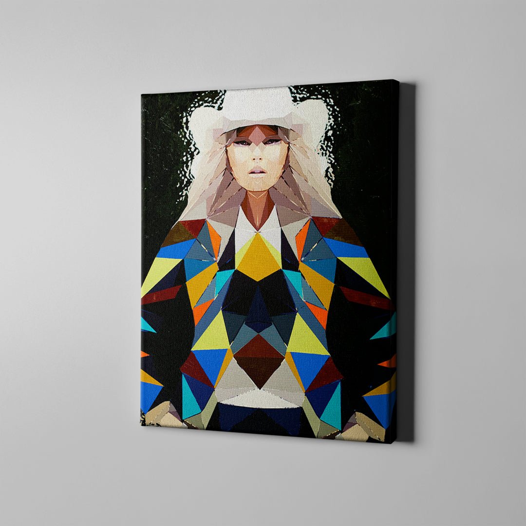 Geometric Cowgirl - Unlimited Art Project - 