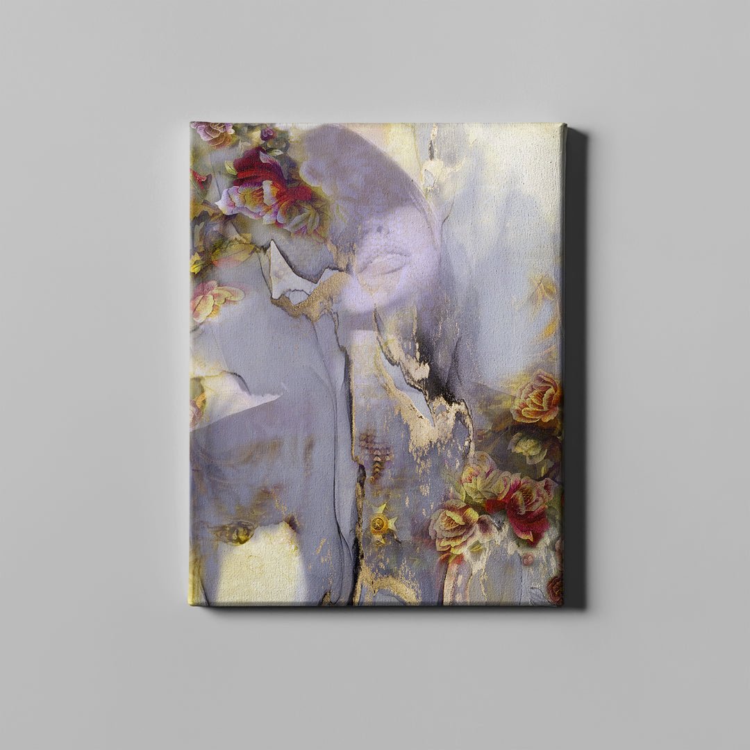 Light Gray Floral - Unlimited Art Project - 