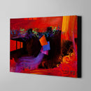 Red Black Floral - Unlimited Art Project - 