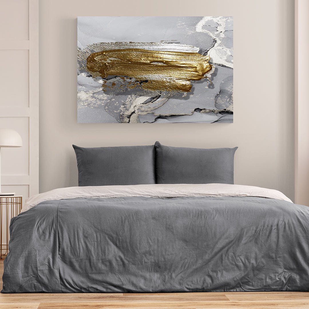 Silver Golden Stroke - Unlimited Art Project - 