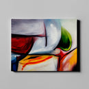 White and Multi Colored Abstract - Unlimited Art Project - 