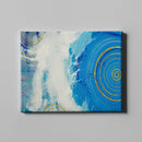 White Blue Circle Gem - Unlimited Art Project - 