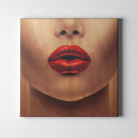 Wood Cherry Lips - Unlimited Art Project - 