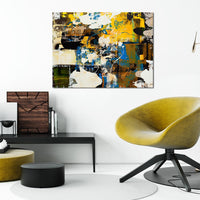 Yellow White Splash - Unlimited Art Project - 