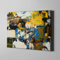 Yellow White Splash - Unlimited Art Project - 